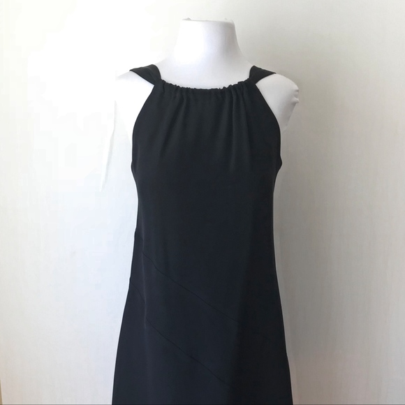 Sleeveless Black Shift Dress by Jean Michel - Picture 4 of 8